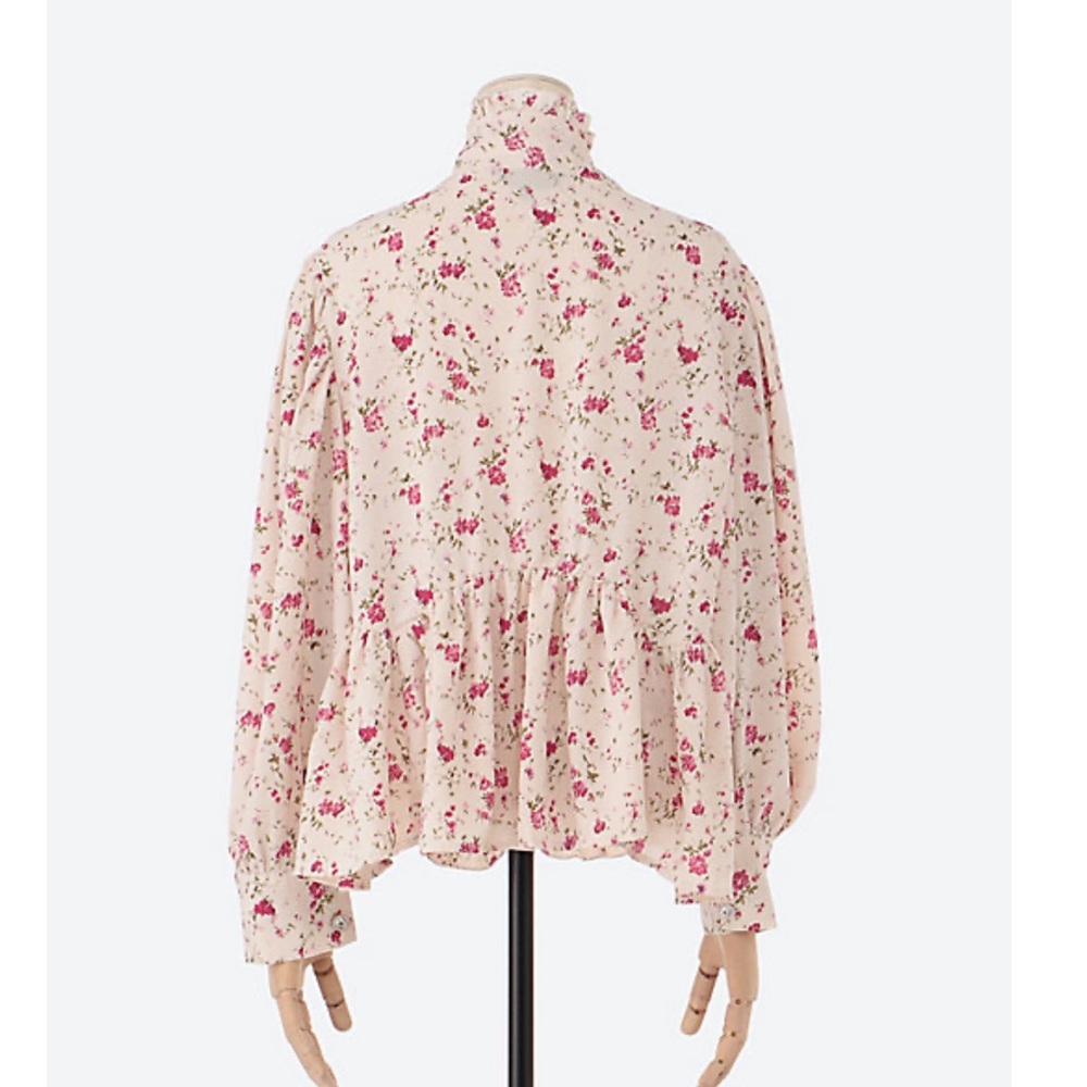Sister Jane Star Flower Pussybow Blouse Ruffle Button Up Cottagecore Small New - Picture 6 of 9